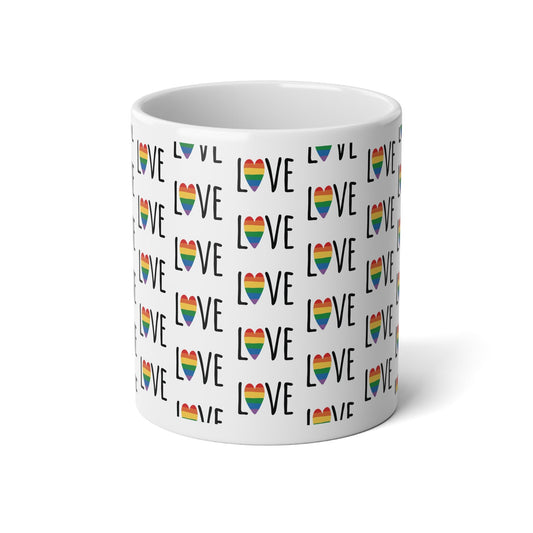 Love Love , Mega Mug, 20oz - Mug - The Lucky Wombat