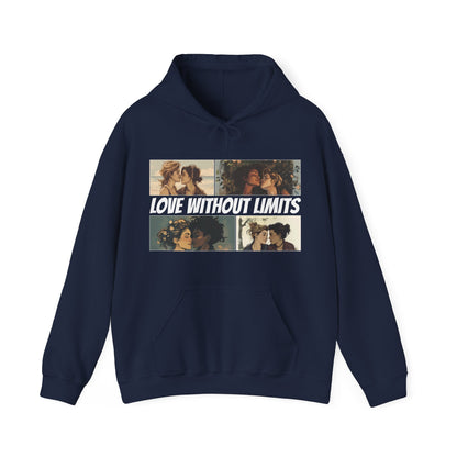 Love Without Limits - Girls - Unisex Hoodie - Hoodie - Navy The Lucky Wombat