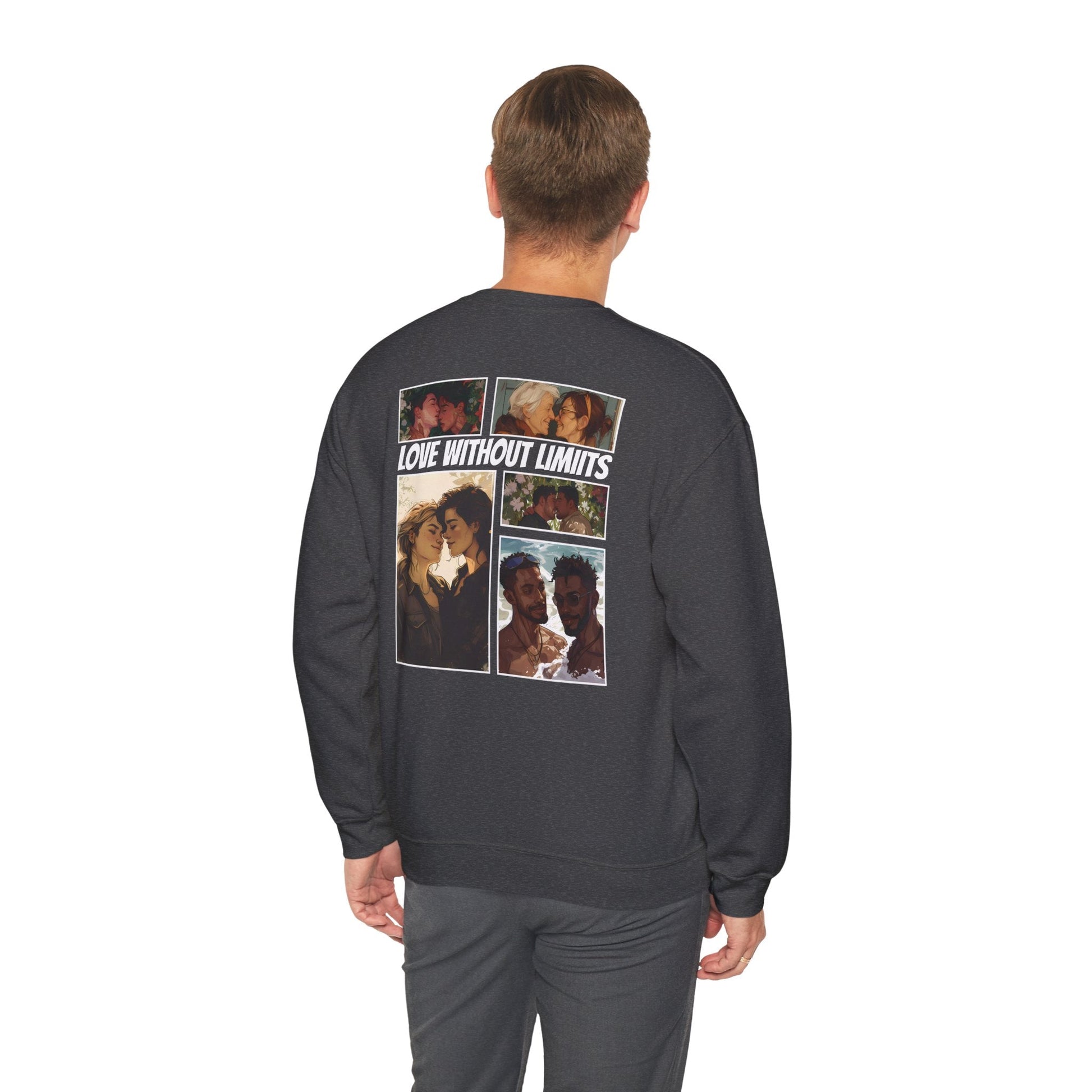 Love Without Limits - V003 - Unisex Sweatshirt - Sweatshirt - The Lucky Wombat