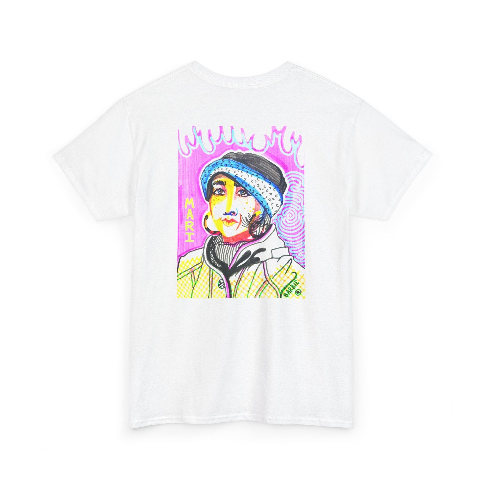 Mari Portrait Tee | Remi Barbie Collection - T-Shirt - The Lucky Wombat