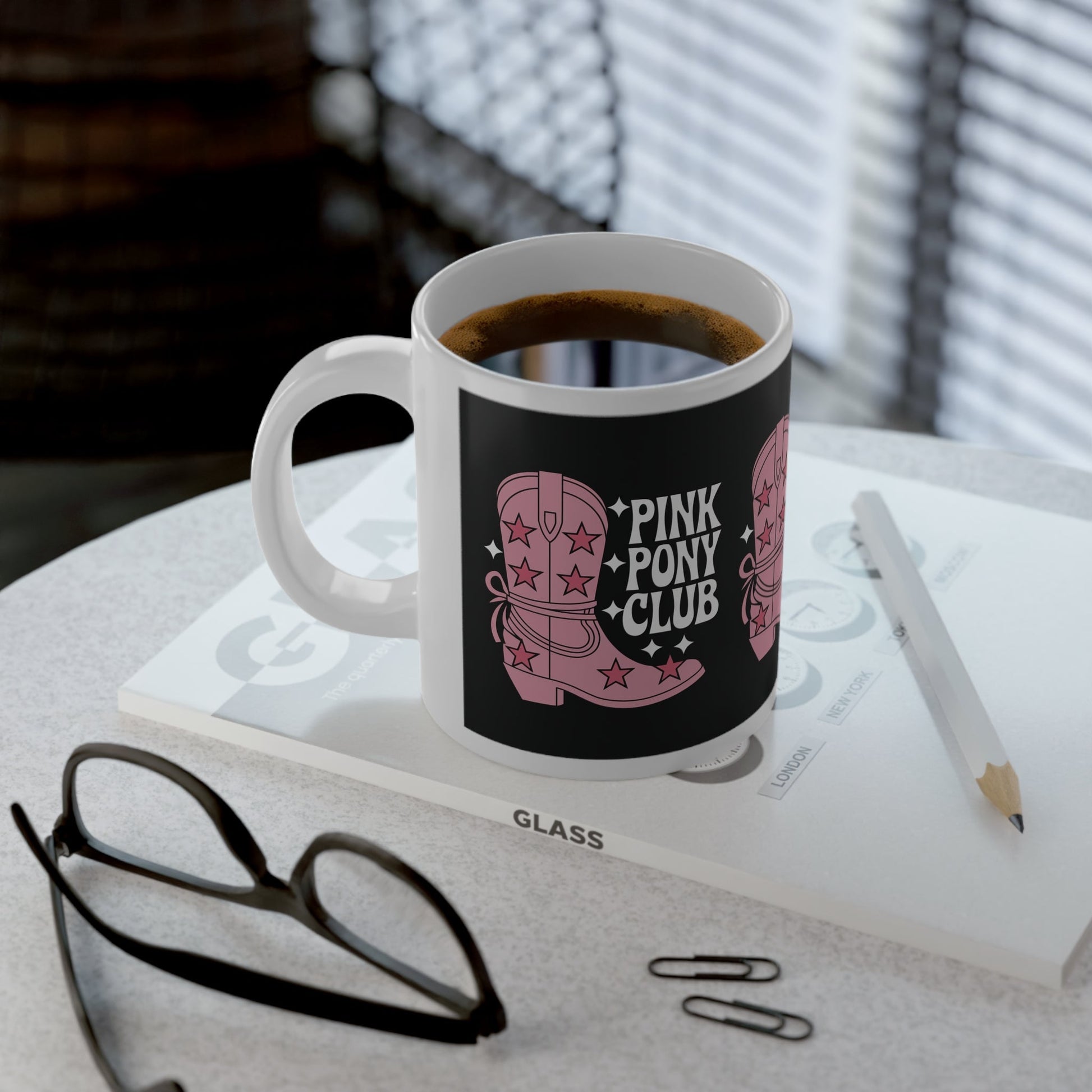 Pink Pony Club Mega Mug - 20oz Ceramic Cup - Mug - The Lucky Wombat