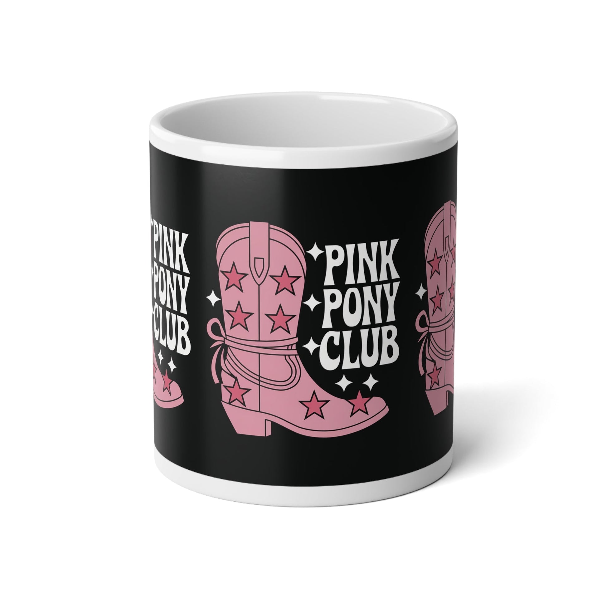 Pink Pony Club Mega Mug - 20oz Ceramic Cup - Mug - The Lucky Wombat