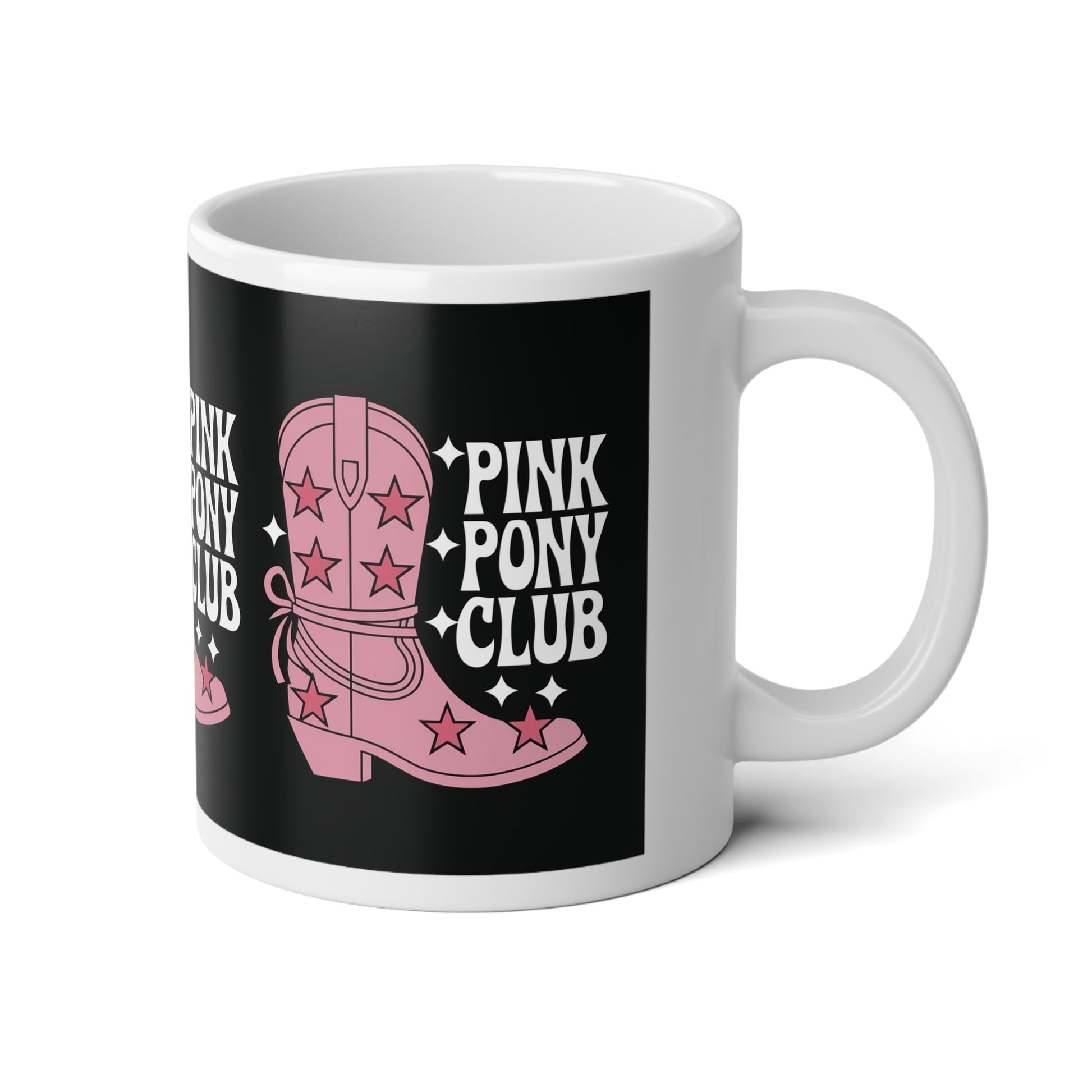 Pink Pony Club Mega Mug - 20oz Ceramic Cup - Mug - The Lucky Wombat