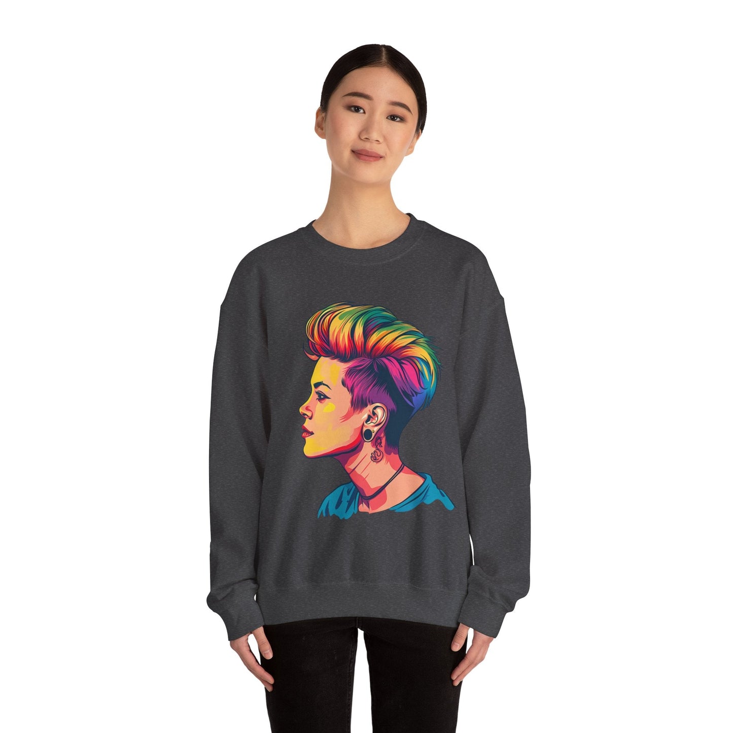 Pixie Haircut - Unisex Sweatshirt - Sweatshirt - The Lucky Wombat