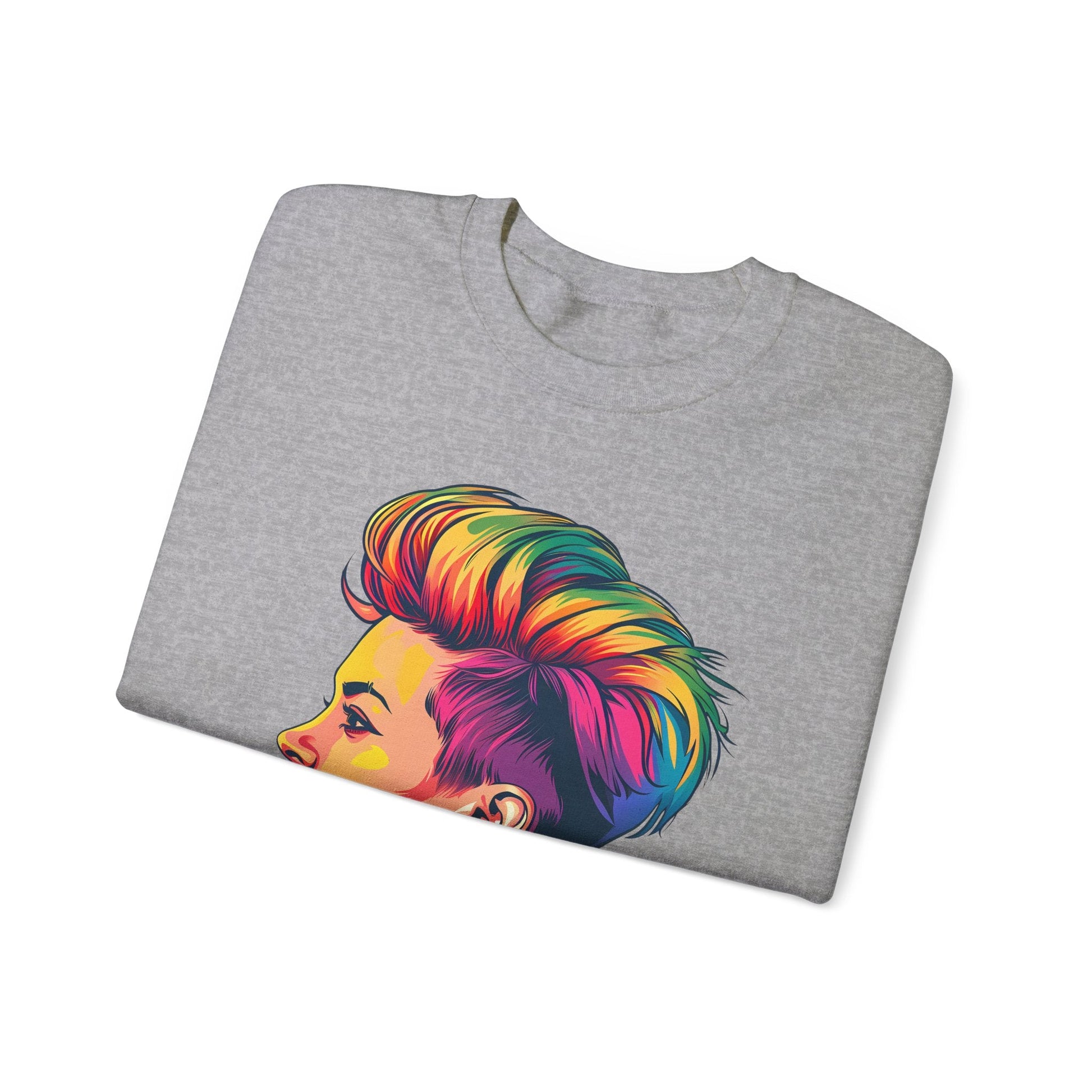 Pixie Haircut - Unisex Sweatshirt - Sweatshirt - The Lucky Wombat