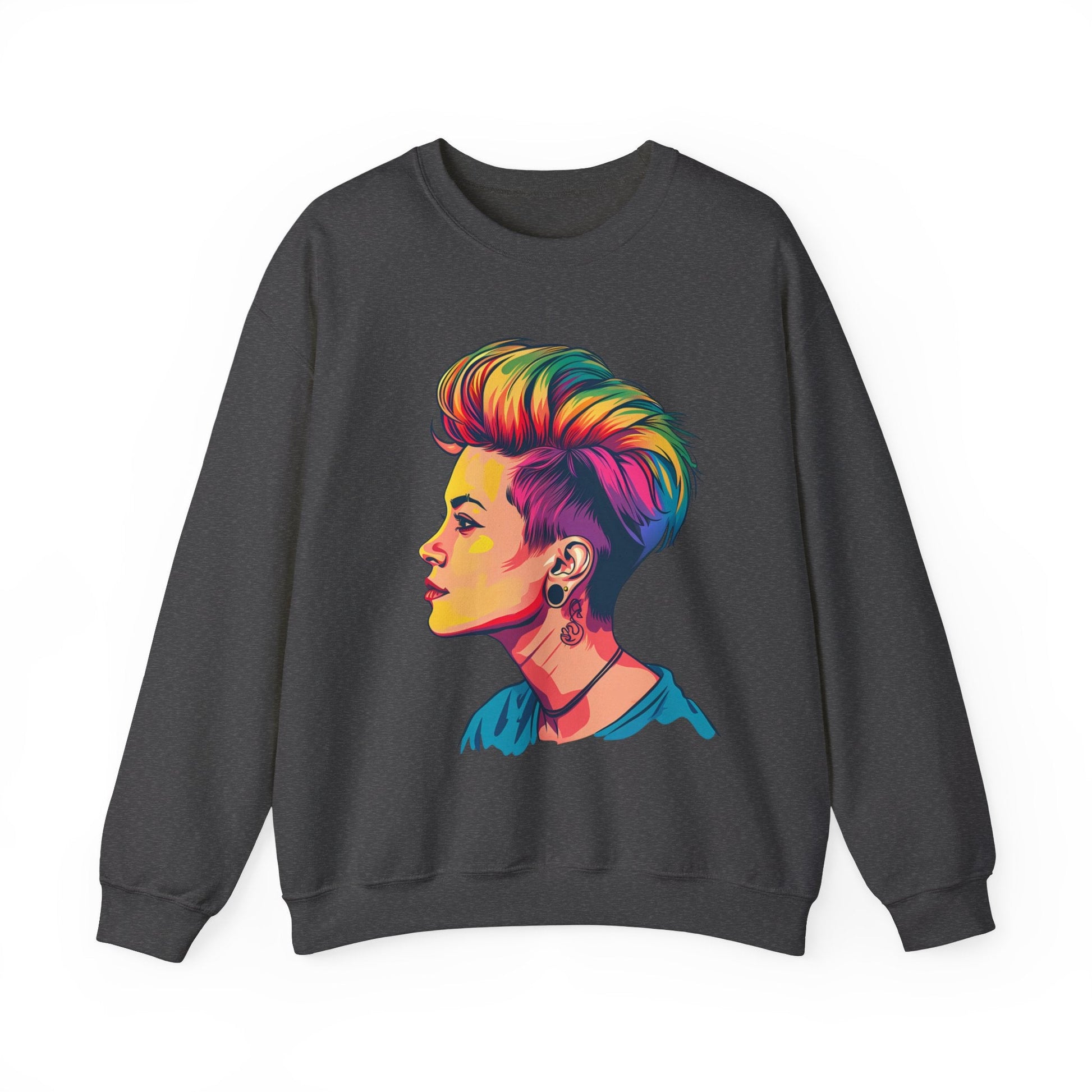 Pixie Haircut - Unisex Sweatshirt - Sweatshirt - The Lucky Wombat