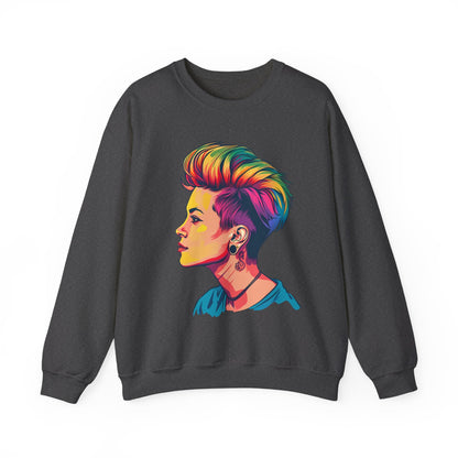 Pixie Haircut - Unisex Sweatshirt - Sweatshirt - The Lucky Wombat