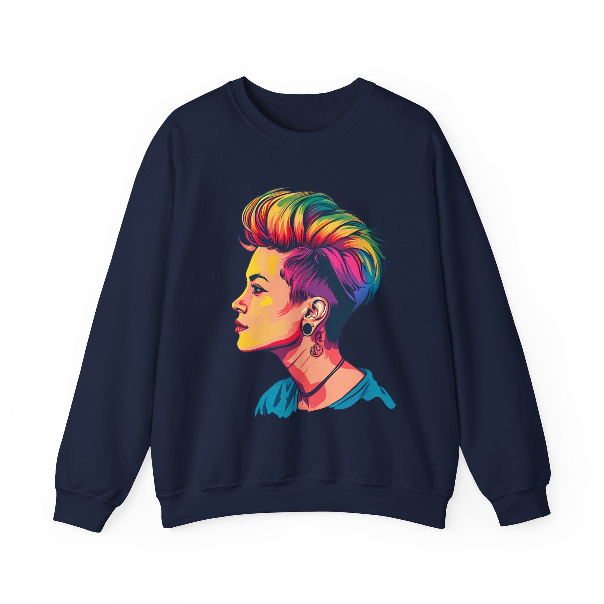 Pixie Haircut - Unisex Sweatshirt - Sweatshirt - The Lucky Wombat