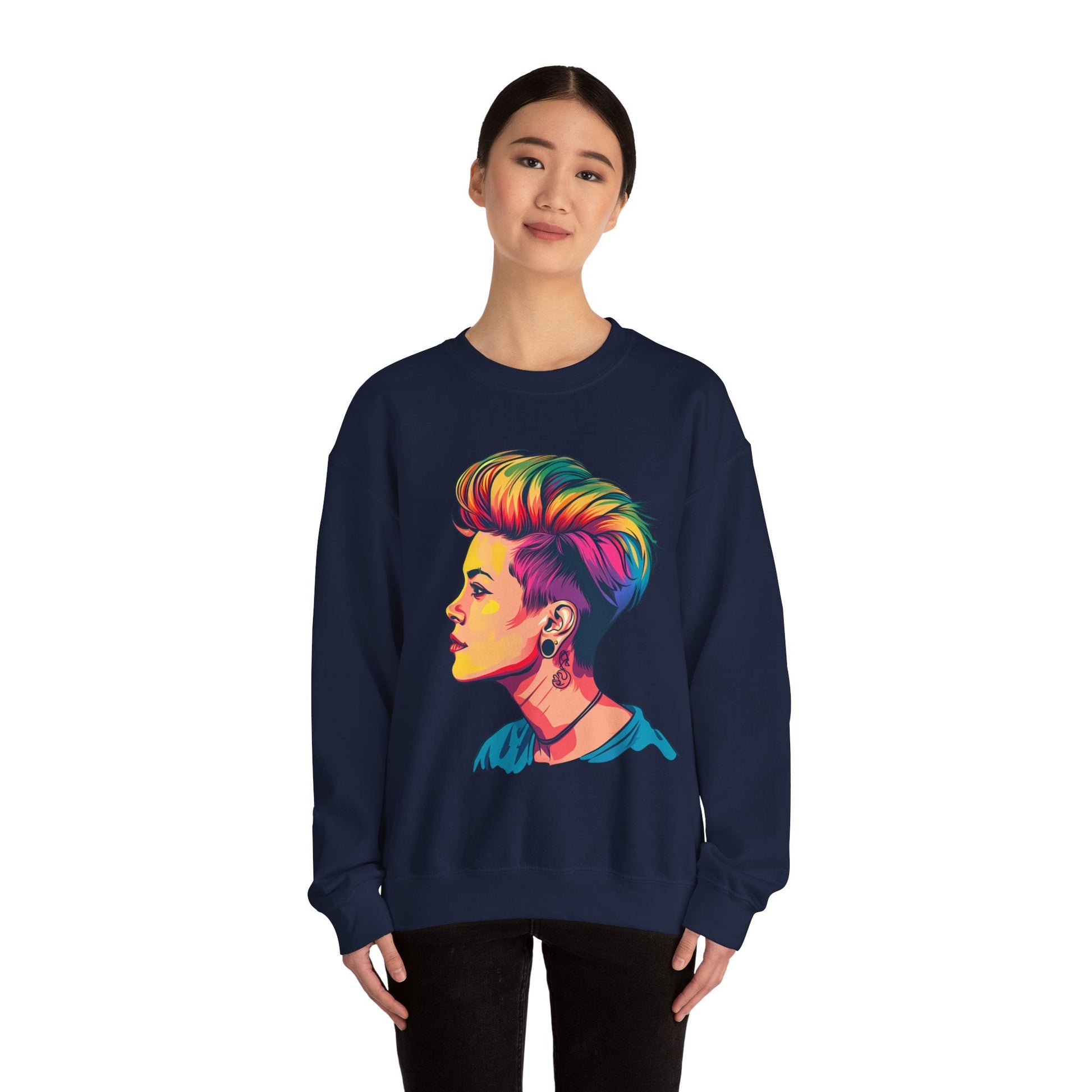 Pixie Haircut - Unisex Sweatshirt - Sweatshirt - The Lucky Wombat