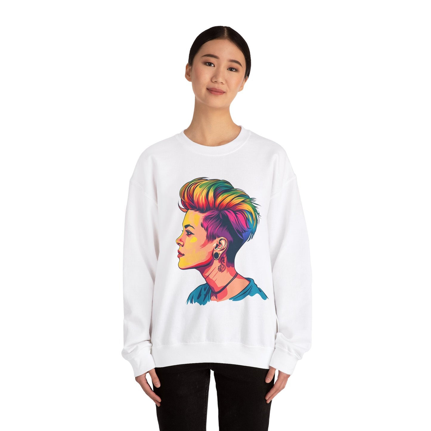 Pixie Haircut - Unisex Sweatshirt - Sweatshirt - The Lucky Wombat