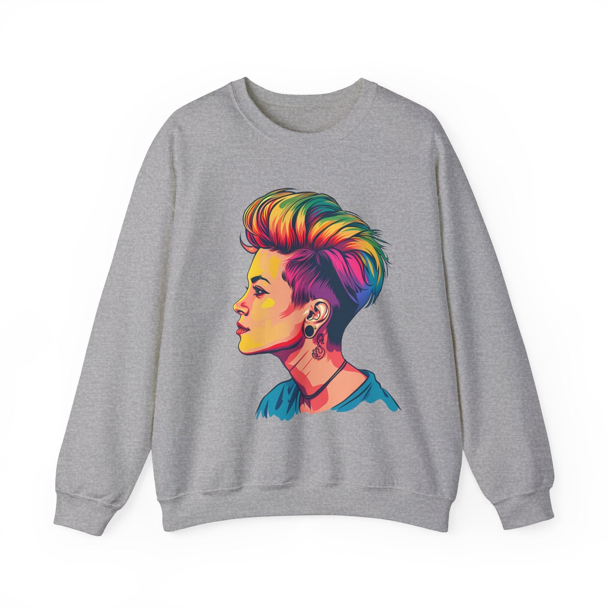 Pixie Haircut - Unisex Sweatshirt - Sweatshirt - The Lucky Wombat