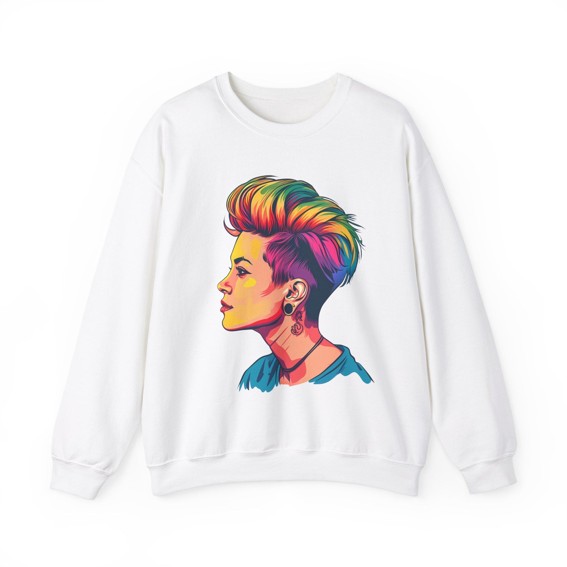 Pixie Haircut - Unisex Sweatshirt - Sweatshirt - The Lucky Wombat