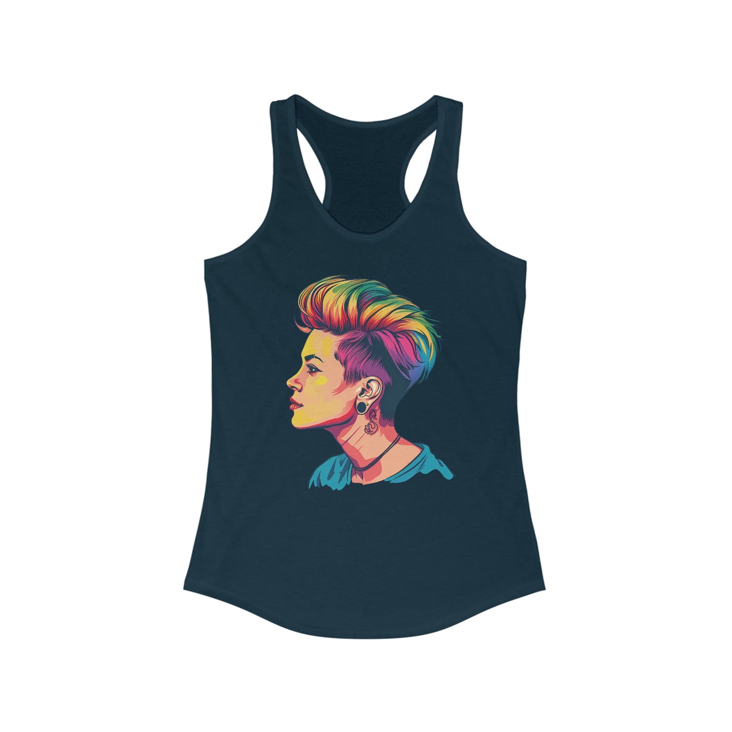 Pixie Haircut - Women's Tank Top - Tank Top - The Lucky Wombat