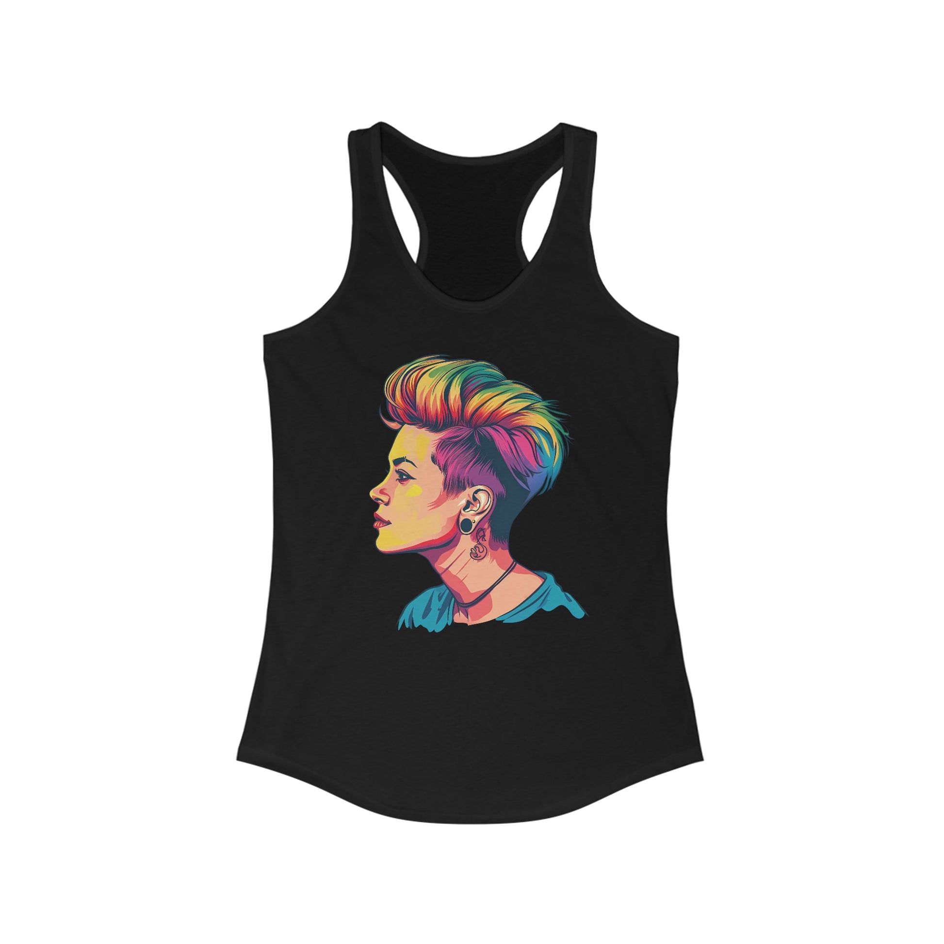Pixie Haircut - Women's Tank Top - Tank Top - The Lucky Wombat