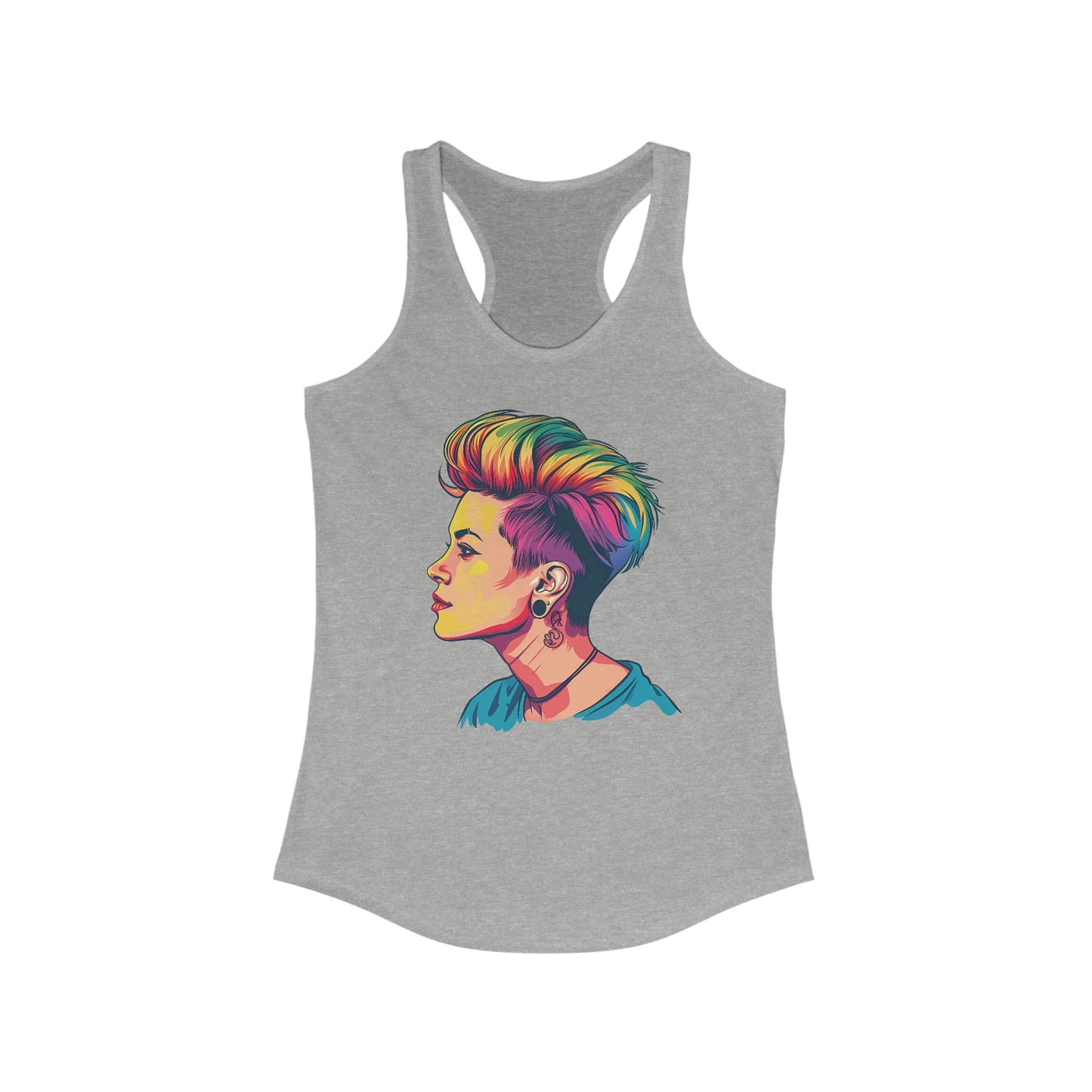 Pixie Haircut - Women's Tank Top - Tank Top - The Lucky Wombat