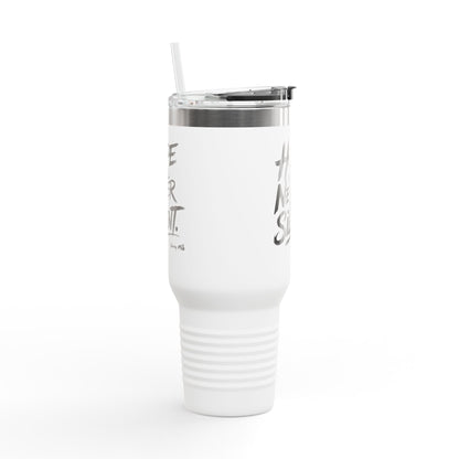 Quote Insulated Travel Mug, 40oz - Hope Will Never Be Silent - Mug - The Lucky Wombat