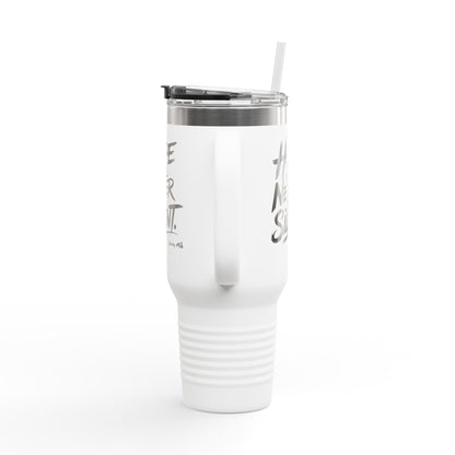 Quote Insulated Travel Mug, 40oz - Hope Will Never Be Silent - Mug - The Lucky Wombat