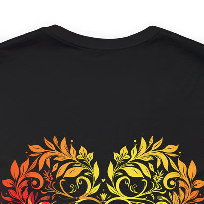 Rainbow Heart Ornament - Unisex T-shirt - T-Shirt - The Lucky Wombat