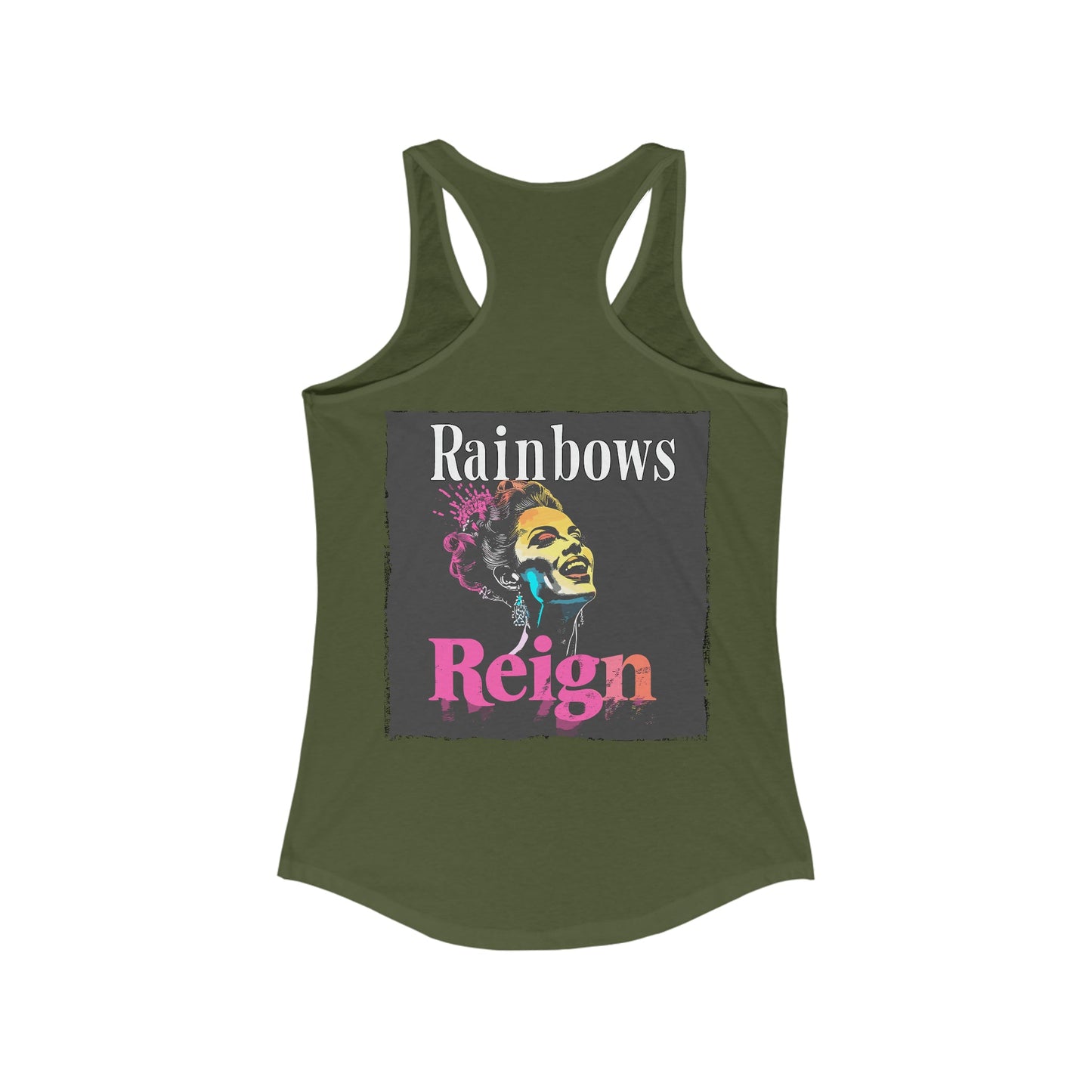 Rainbows Reign - Tank Top - Tank Top - The Lucky Wombat