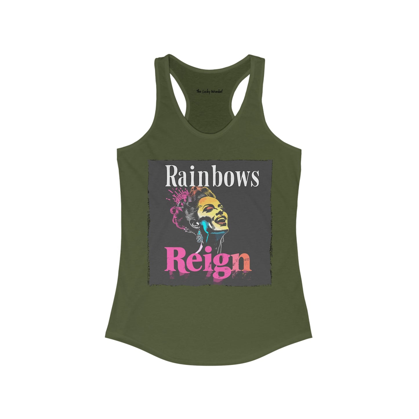Rainbows Reign - Tank Top - Tank Top - The Lucky Wombat