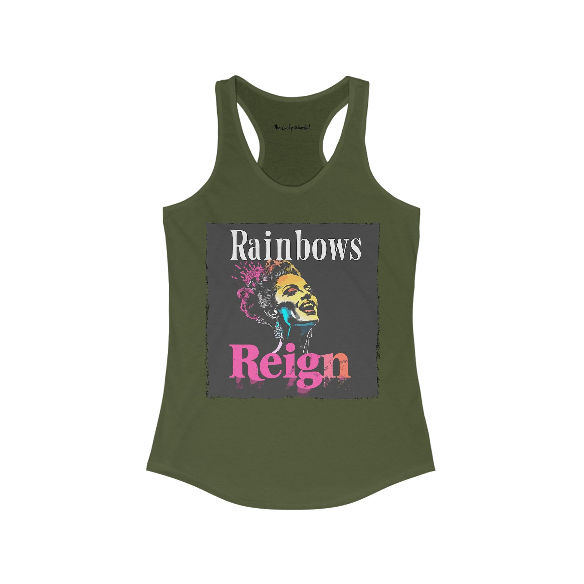 Rainbows Reign - Tank Top - Tank Top - The Lucky Wombat