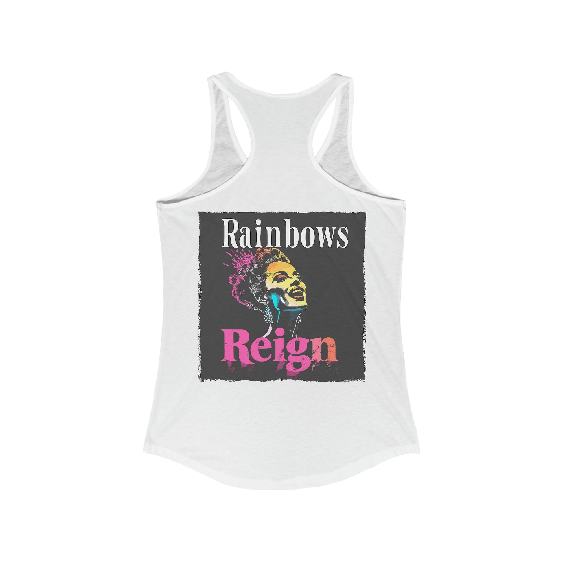 Rainbows Reign - Tank Top - Tank Top - The Lucky Wombat