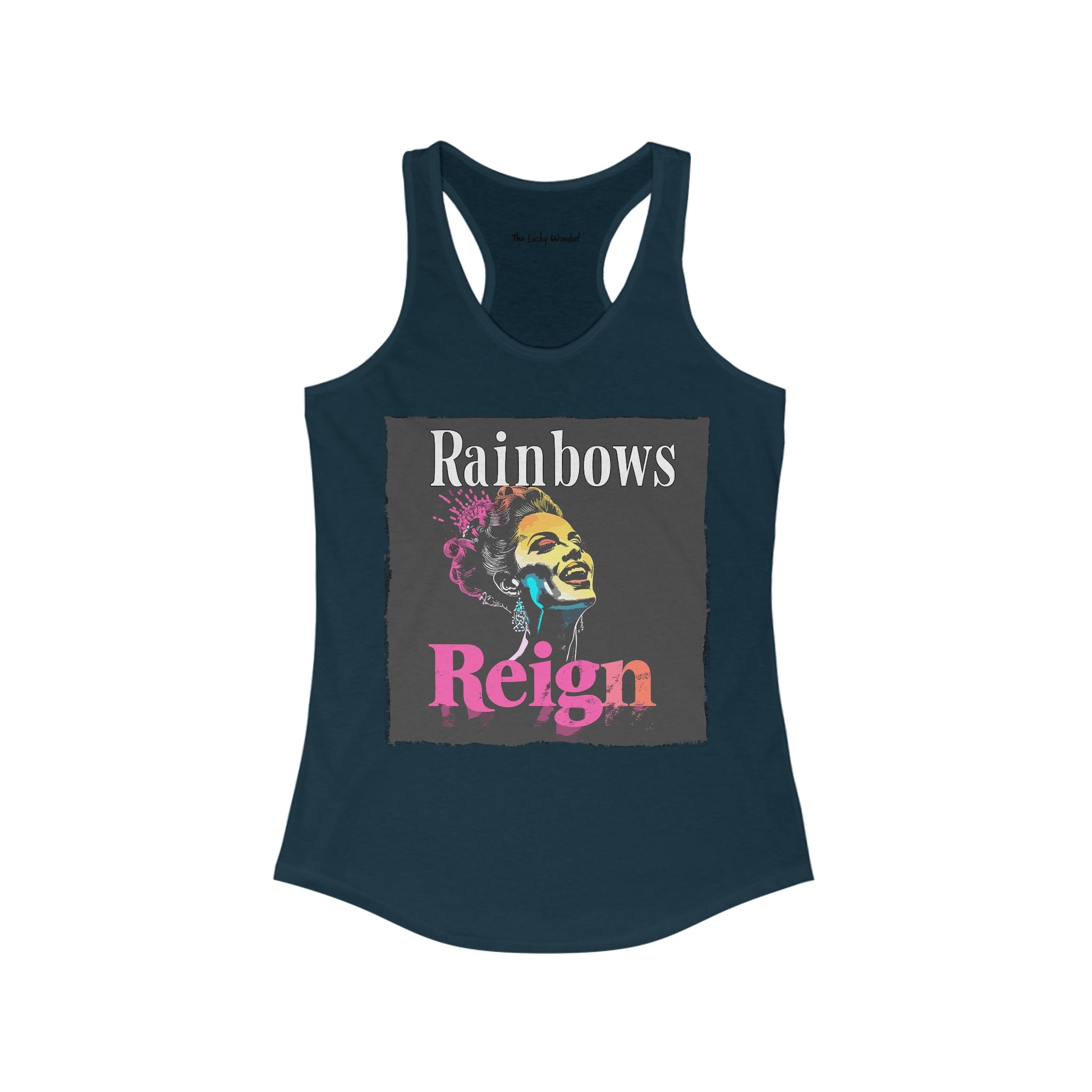 Rainbows Reign - Tank Top - Tank Top - The Lucky Wombat