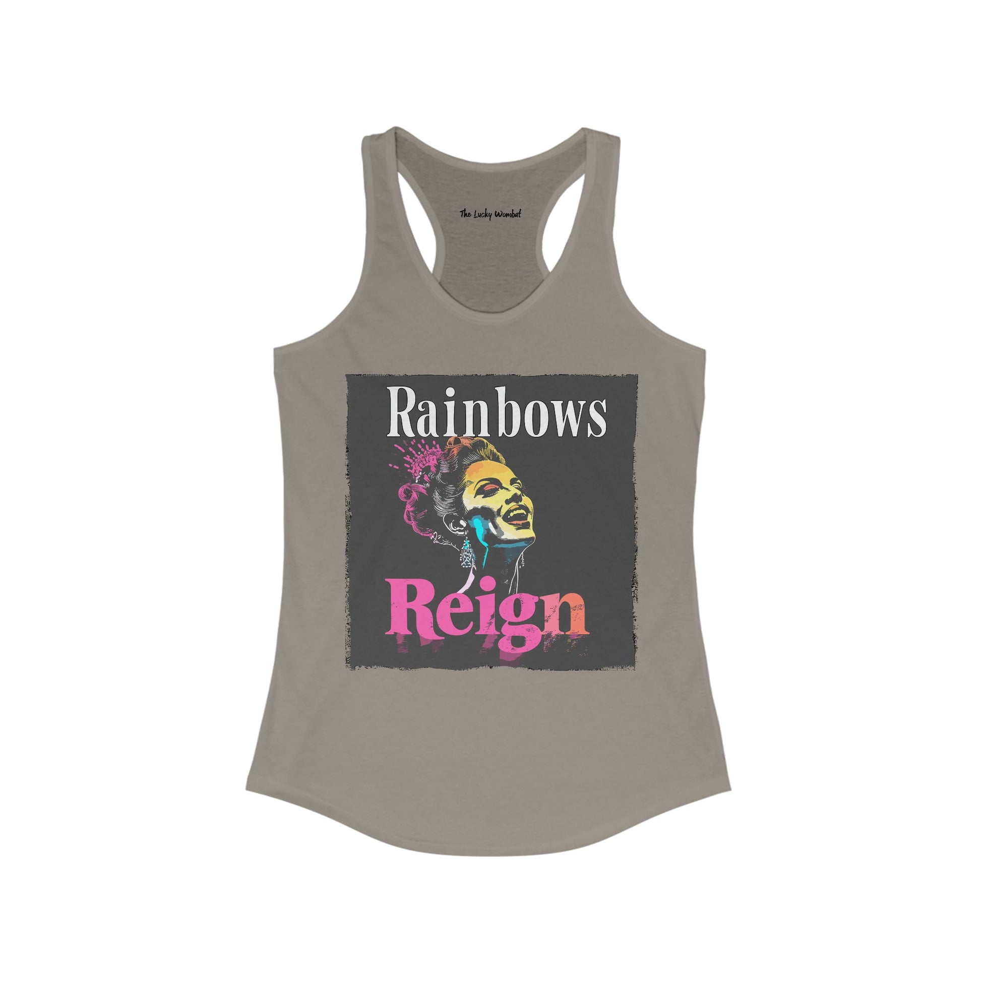 Rainbows Reign - Tank Top - Tank Top - The Lucky Wombat