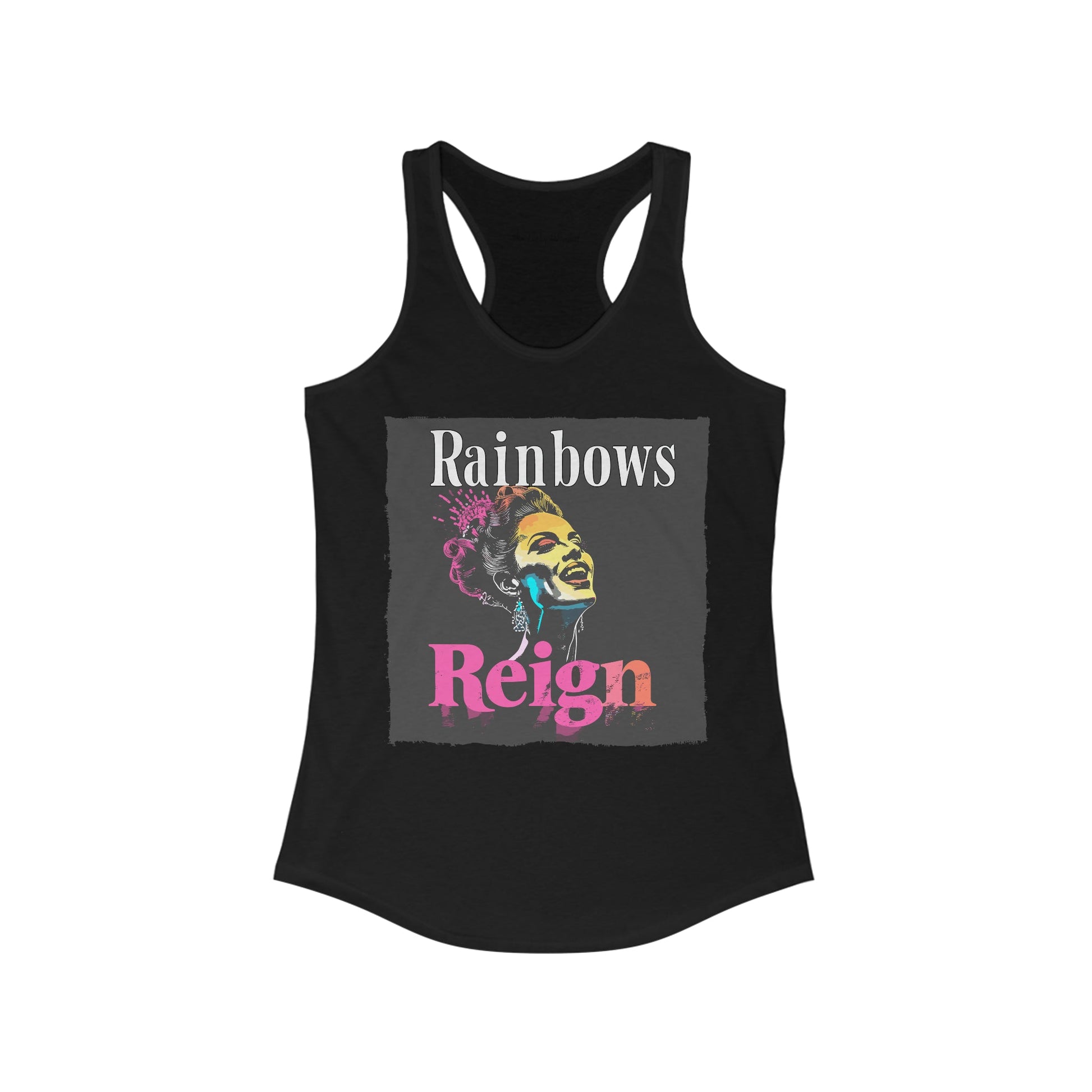 Rainbows Reign - Tank Top - Tank Top - The Lucky Wombat
