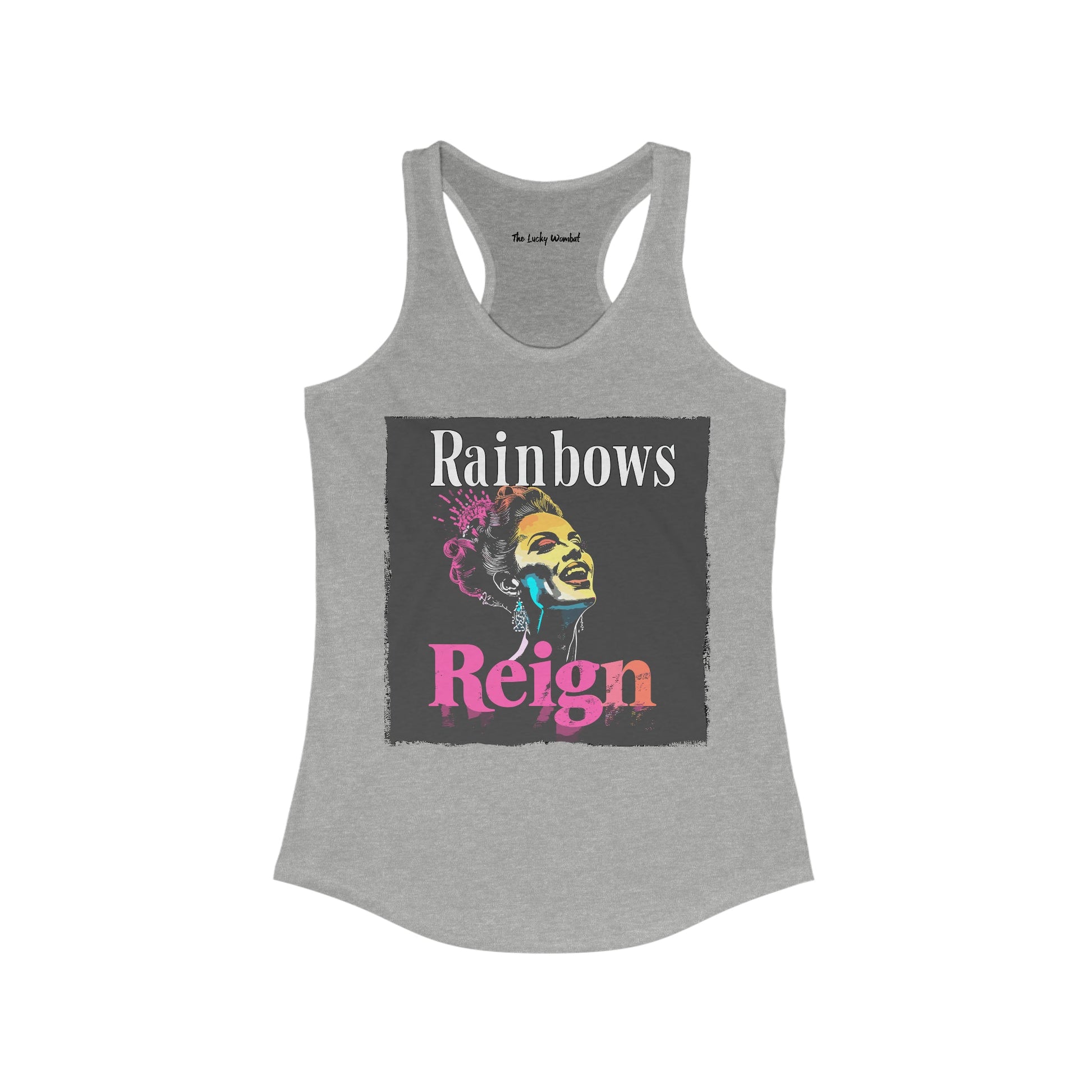 Rainbows Reign - Tank Top - Tank Top - The Lucky Wombat