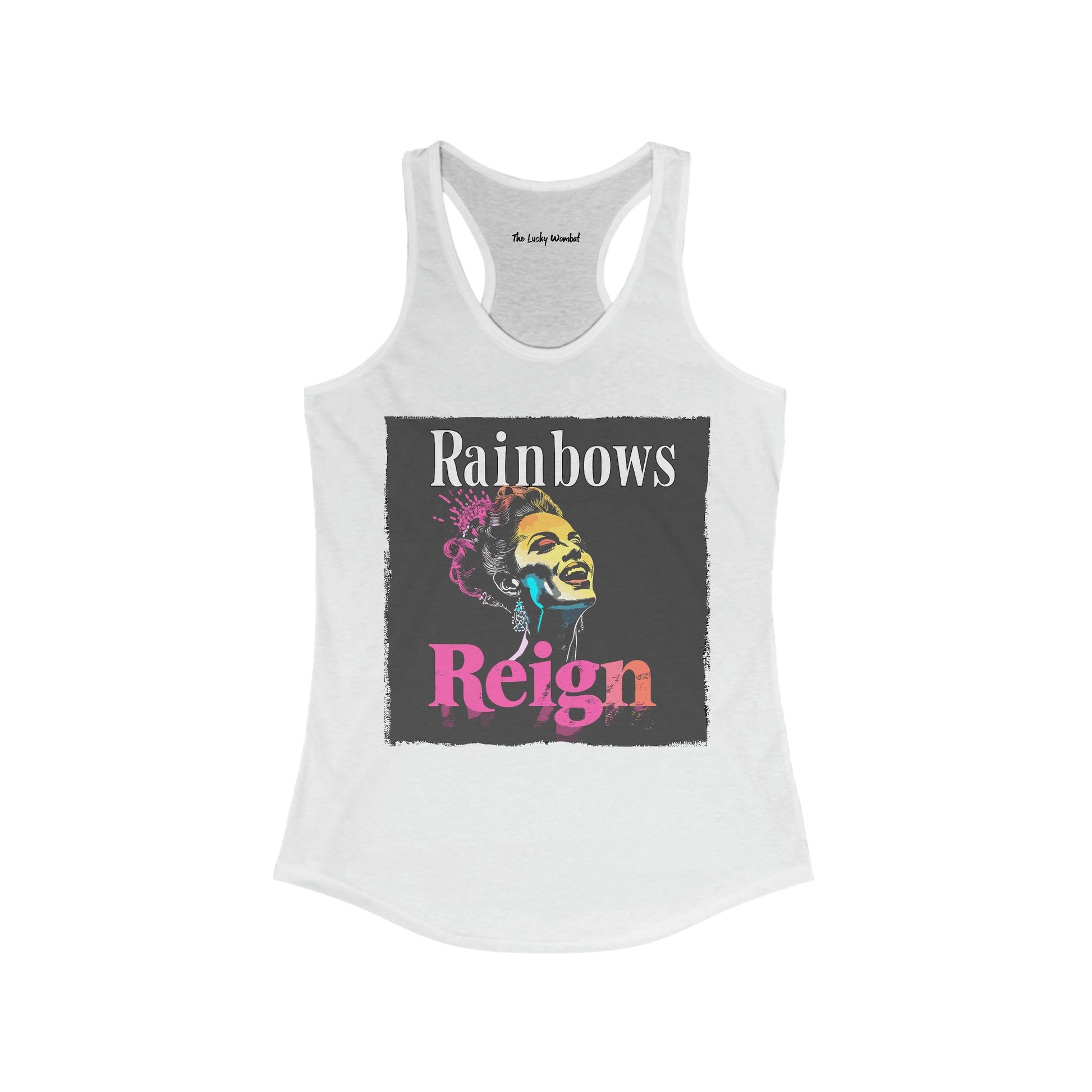 Rainbows Reign - Tank Top - Tank Top - The Lucky Wombat
