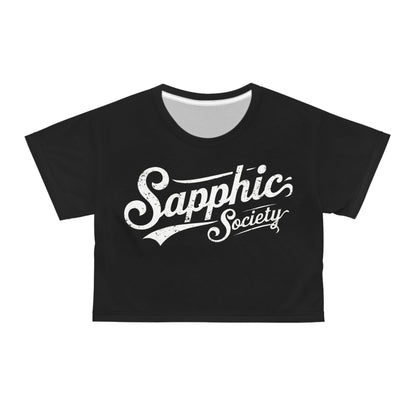 Sapphic Society Crop Top - All Over Prints - The Lucky Wombat
