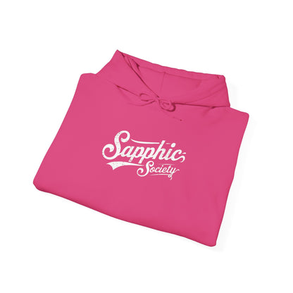 Sapphic Society Hoodie - Hoodie - The Lucky Wombat