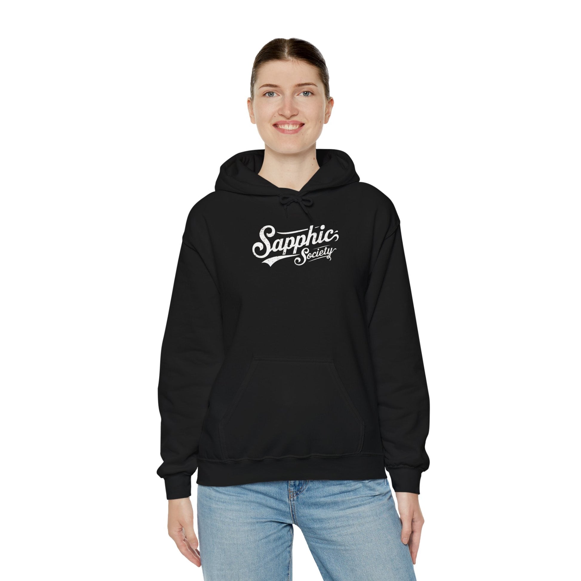 Sapphic Society Hoodie - Hoodie - The Lucky Wombat