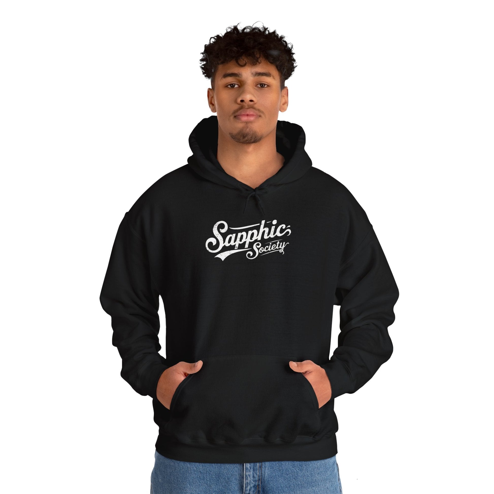 Sapphic Society Hoodie - Hoodie - The Lucky Wombat