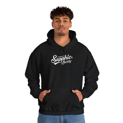 Sapphic Society Hoodie - Hoodie - The Lucky Wombat