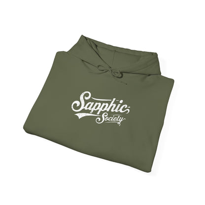 Sapphic Society Hoodie - Hoodie - The Lucky Wombat