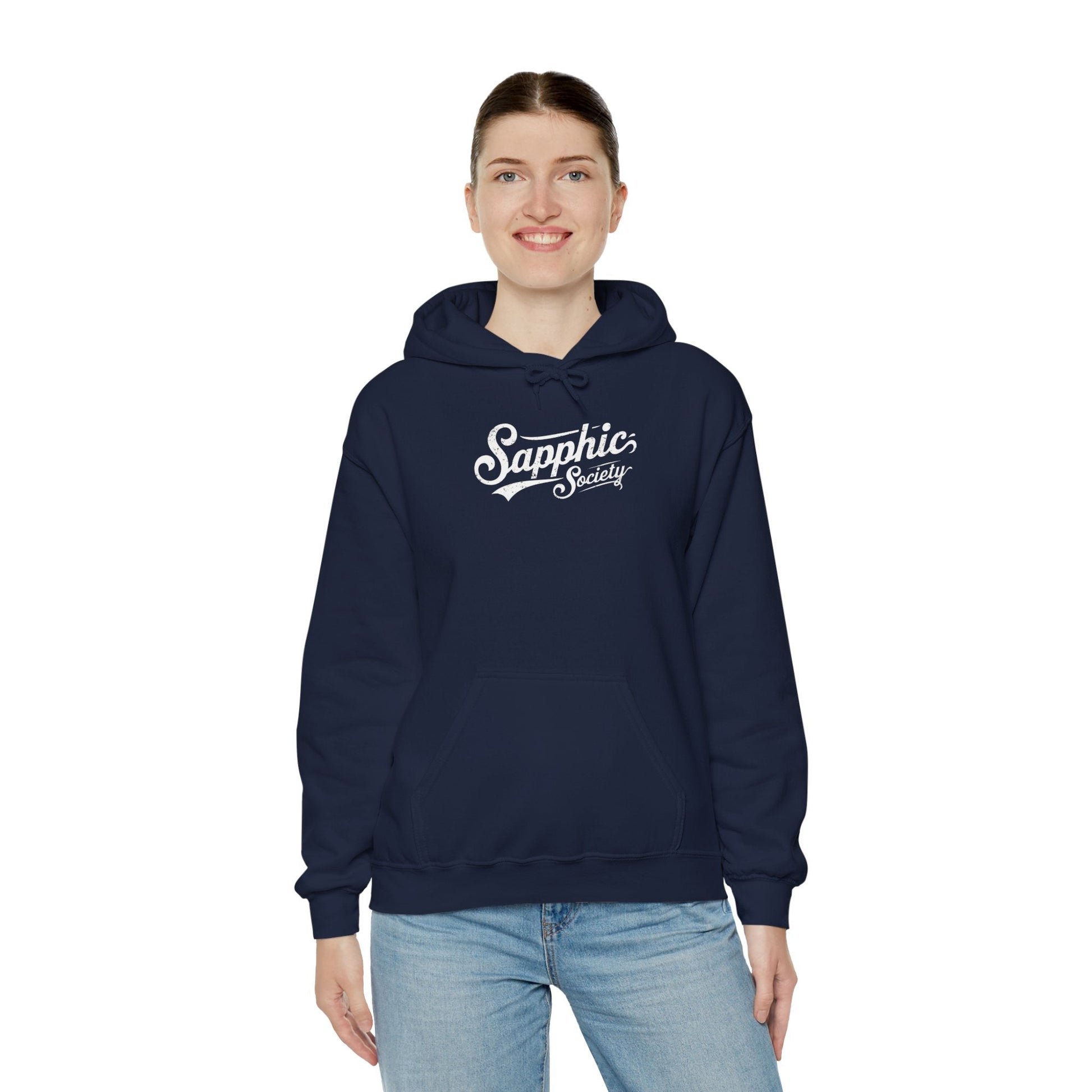 Sapphic Society Hoodie - Hoodie - The Lucky Wombat
