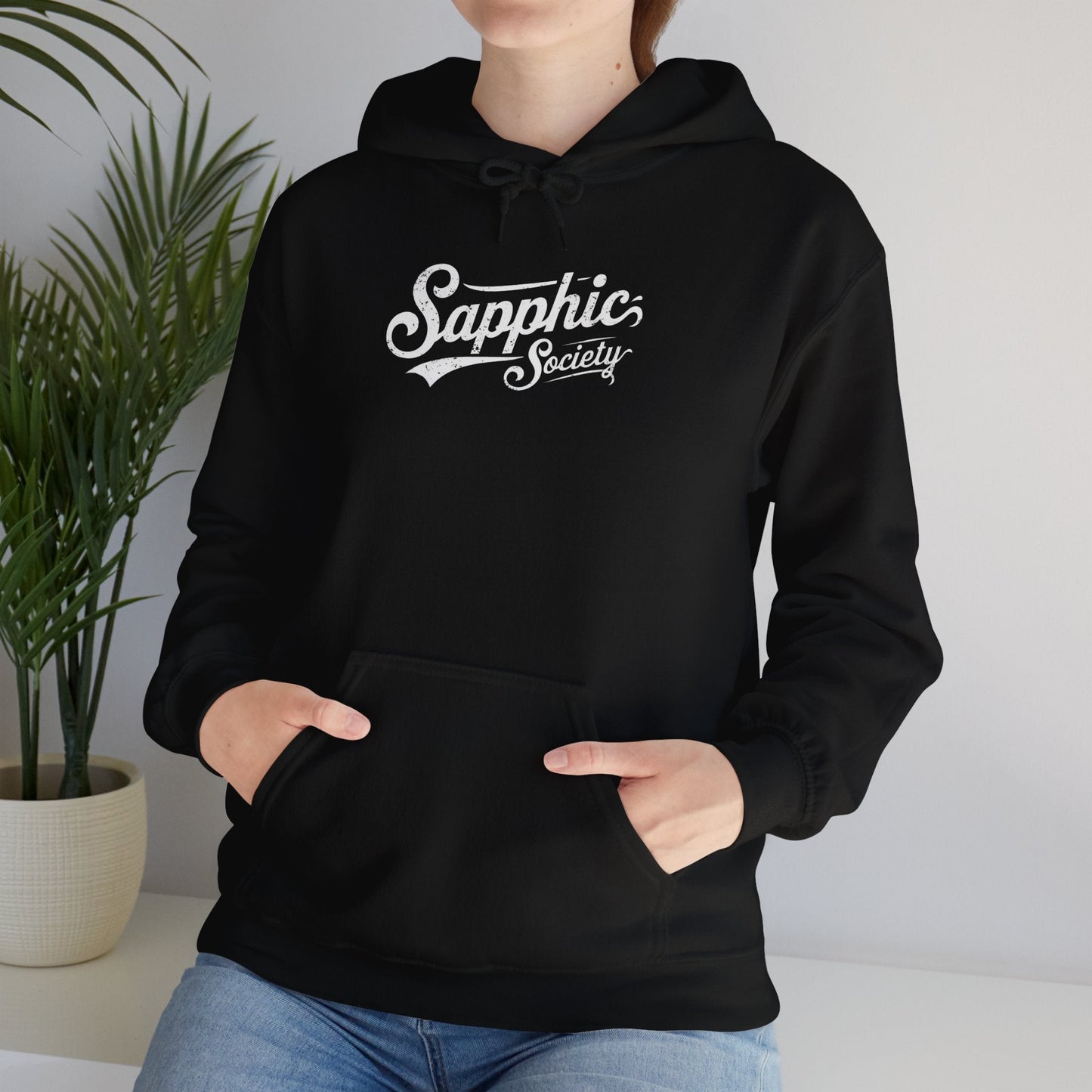 Sapphic Society Hoodie - Hoodie - The Lucky Wombat