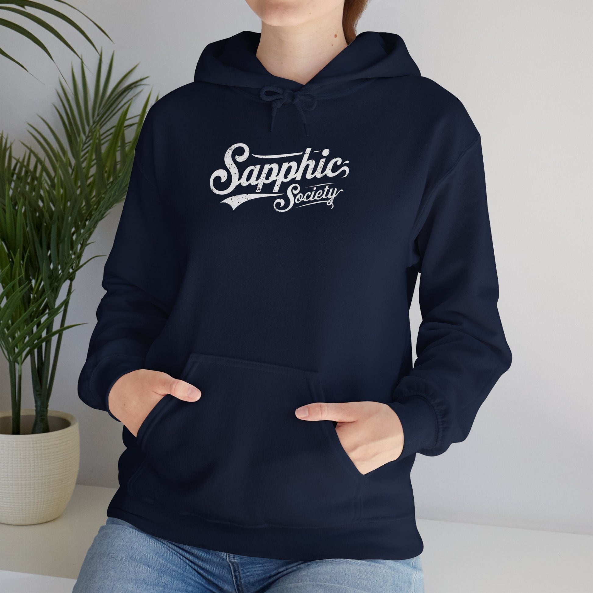 Sapphic Society Hoodie - Hoodie - The Lucky Wombat