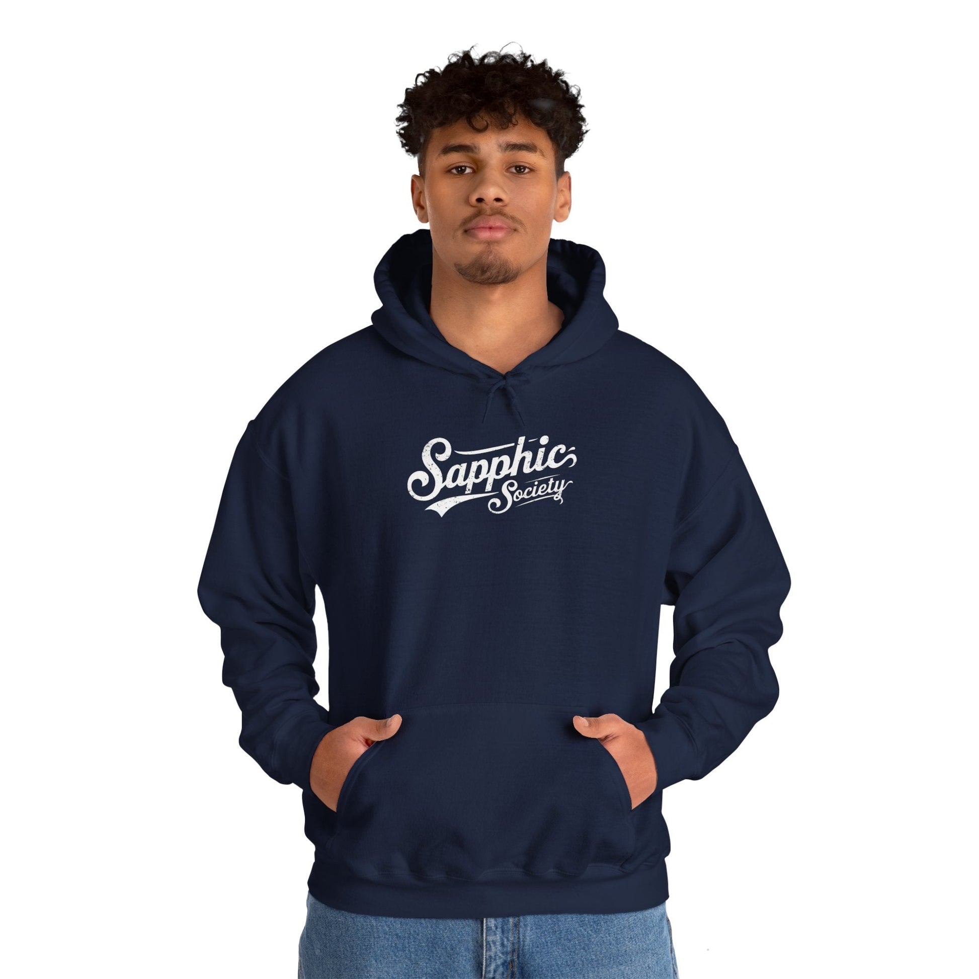 Sapphic Society Hoodie - Hoodie - The Lucky Wombat