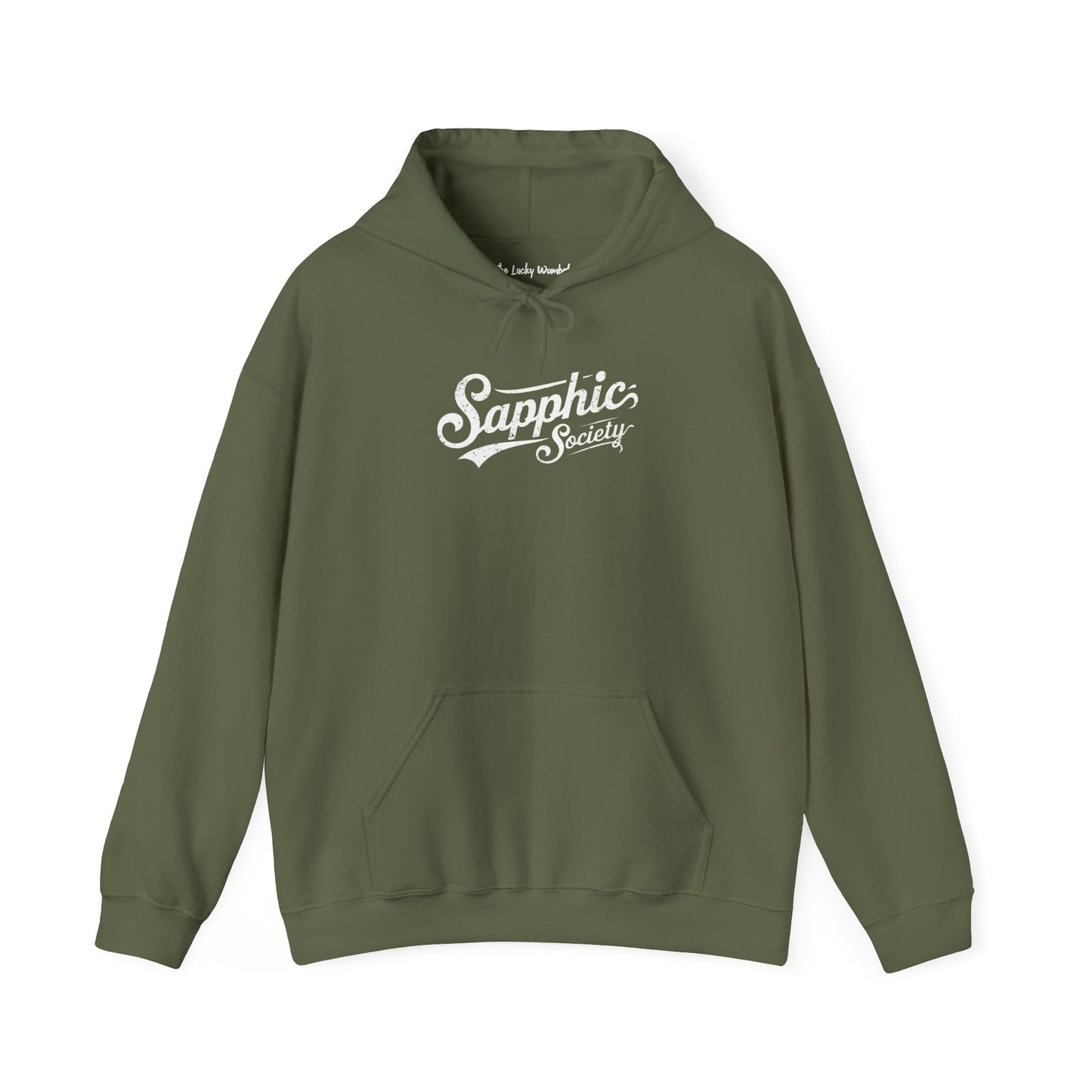 Sapphic Society Hoodie - Hoodie - The Lucky Wombat