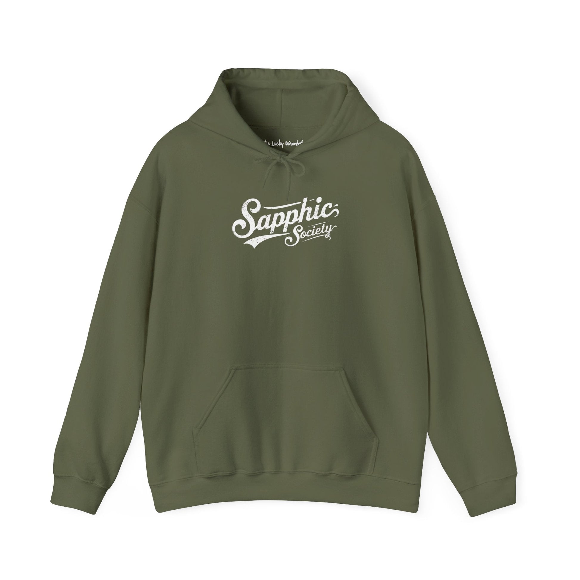 Sapphic Society Hoodie - Hoodie - The Lucky Wombat