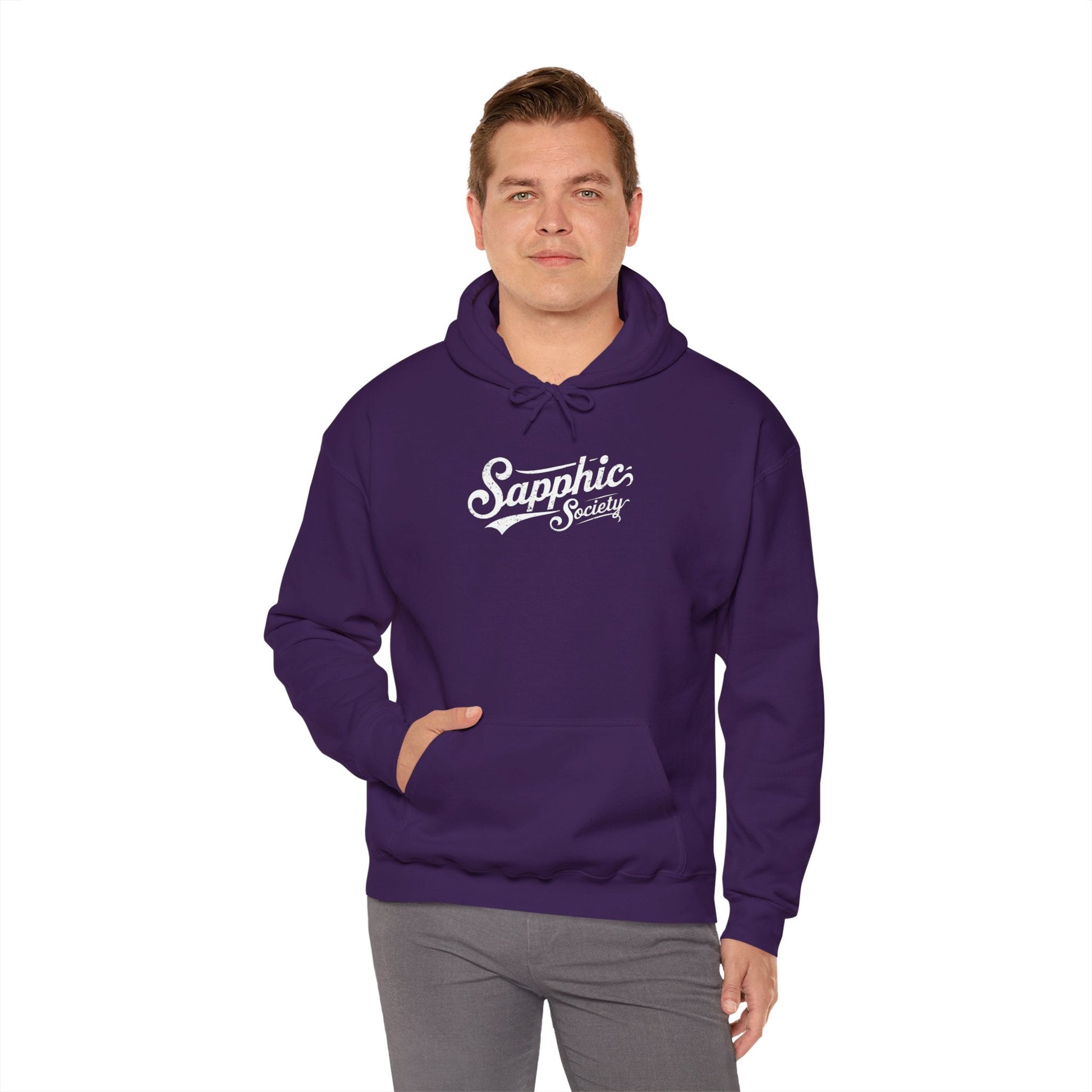 Sapphic Society Hoodie - Hoodie - The Lucky Wombat