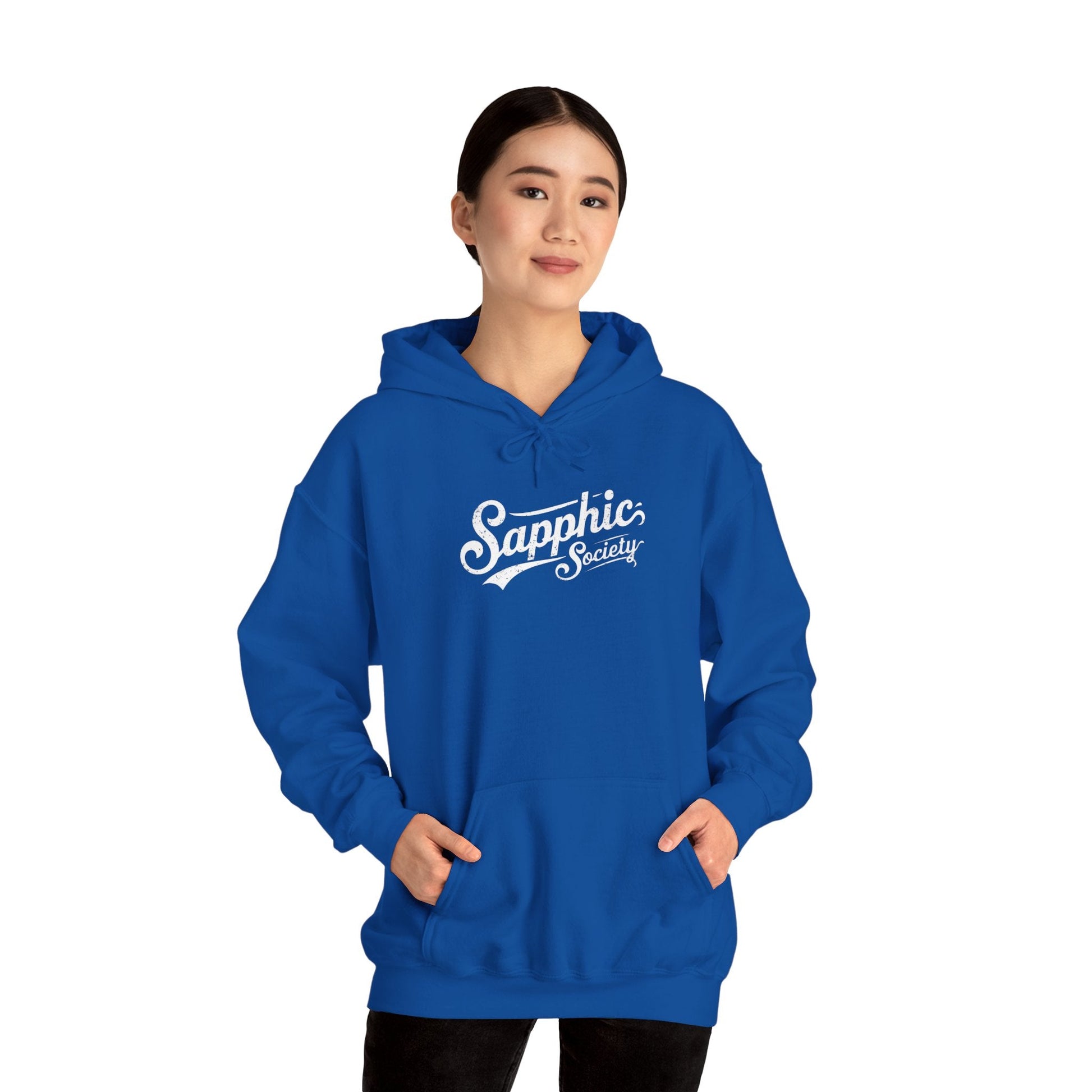 Sapphic Society Hoodie - Hoodie - The Lucky Wombat