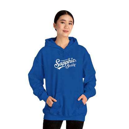 Sapphic Society Hoodie - Hoodie - The Lucky Wombat