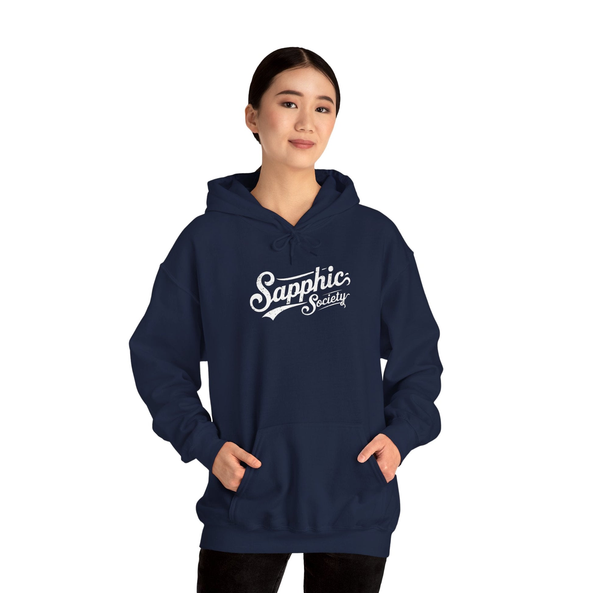 Sapphic Society Hoodie - Hoodie - The Lucky Wombat