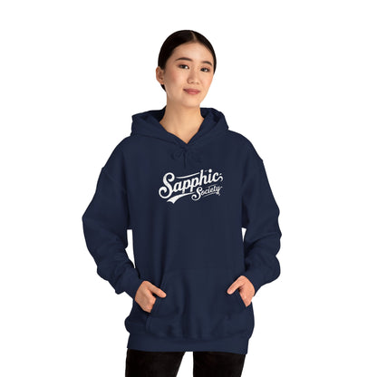 Sapphic Society Hoodie - Hoodie - The Lucky Wombat