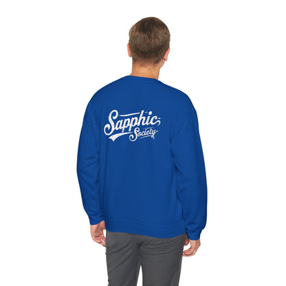 Sapphic Society Sweatshirt - Sweatshirt - The Lucky Wombat