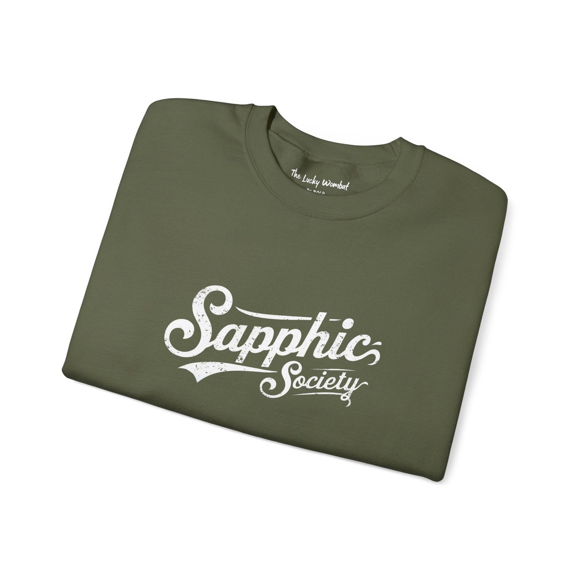 Sapphic Society Sweatshirt - Sweatshirt - The Lucky Wombat
